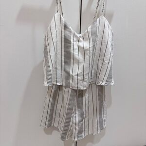 Tobi Striped Romper